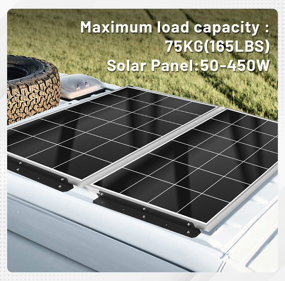 570MM Solarpanel Langwinkel Z-Halterung,Solarmodulhalterung Für Solarpanele bis zu 450 W geeignet