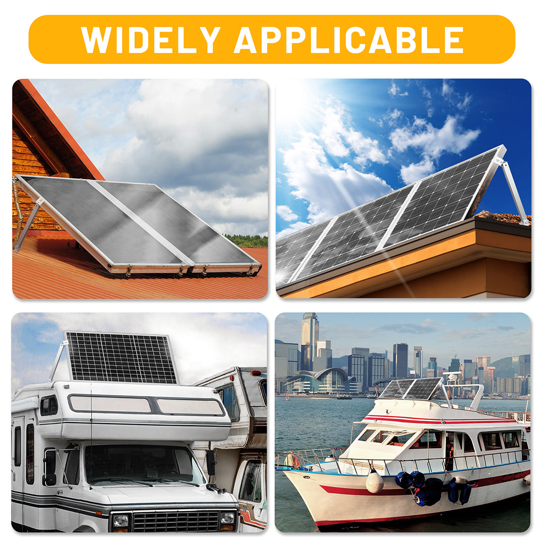 Solarpanel Halterung, Befestigung Einstellbarer Winkel, verstellbar von 15-40°