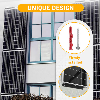 570MM Solarpanel Langwinkel Z-Halterung,Solarmodulhalterung Für Solarpanele bis zu 450 W geeignet