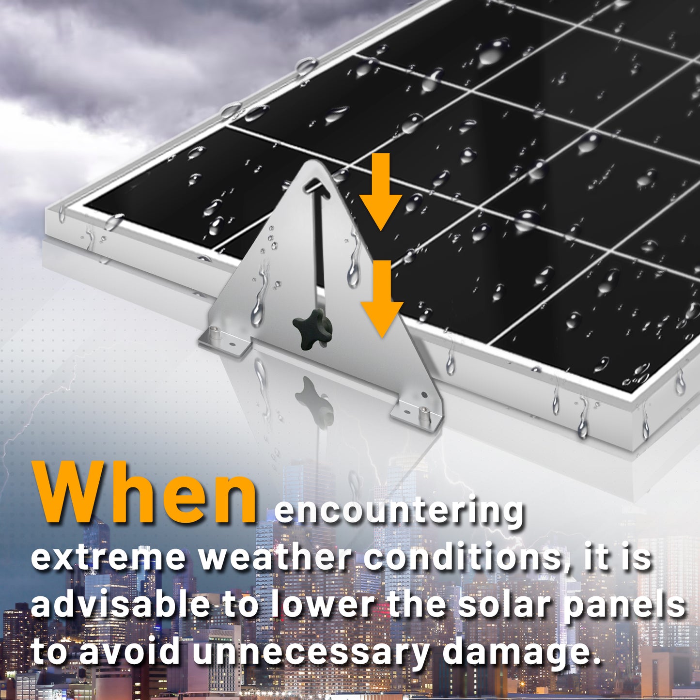 Solarpanel Kipp&Schwenkhalterungen, Befestigung Solarmodul