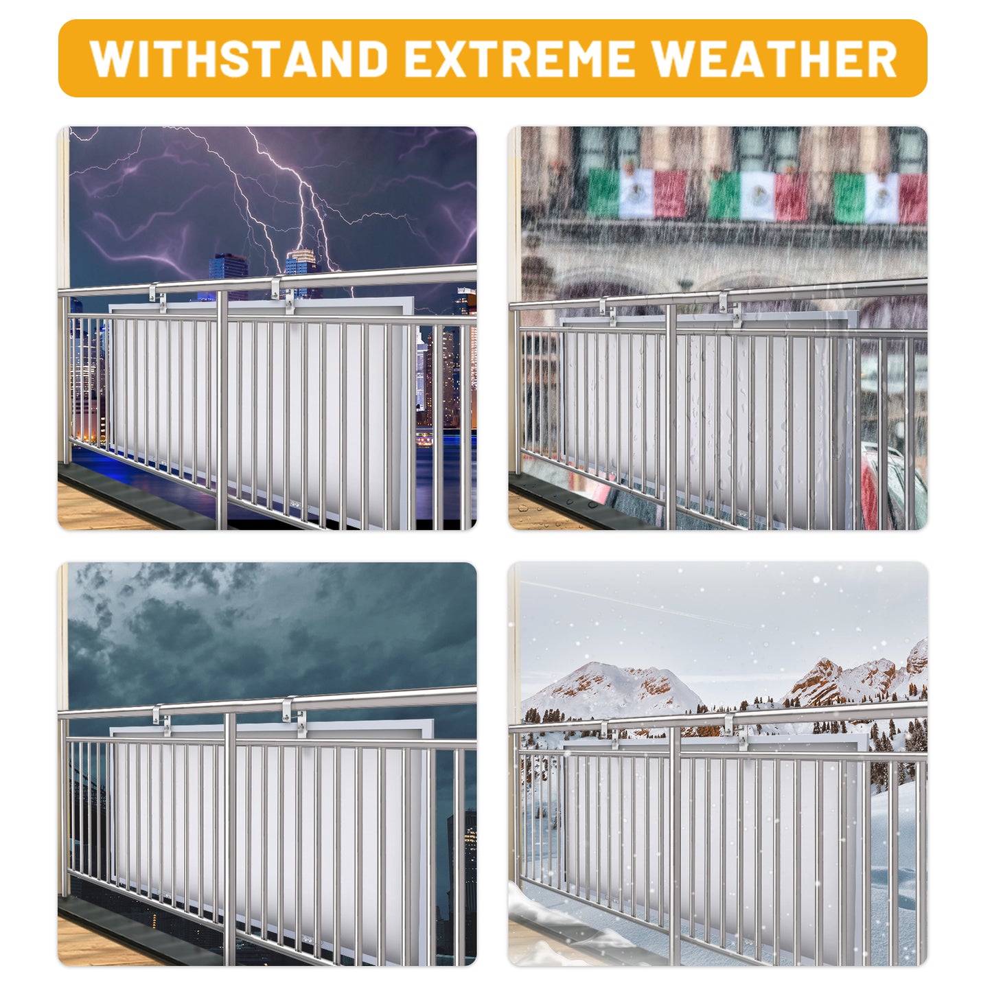 2 Haken Solarpanel Balkonhaken, Aluminium Solarmodul Haken halterungen, für die Montage von Solarmodulen auf Balkon, Pfosten und Geländer