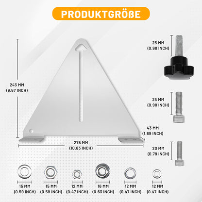 Solarpanel Kipp & Schwenkhalterungen, Befestigung Solarmodul, verstellbare Solarpaneelhalterung