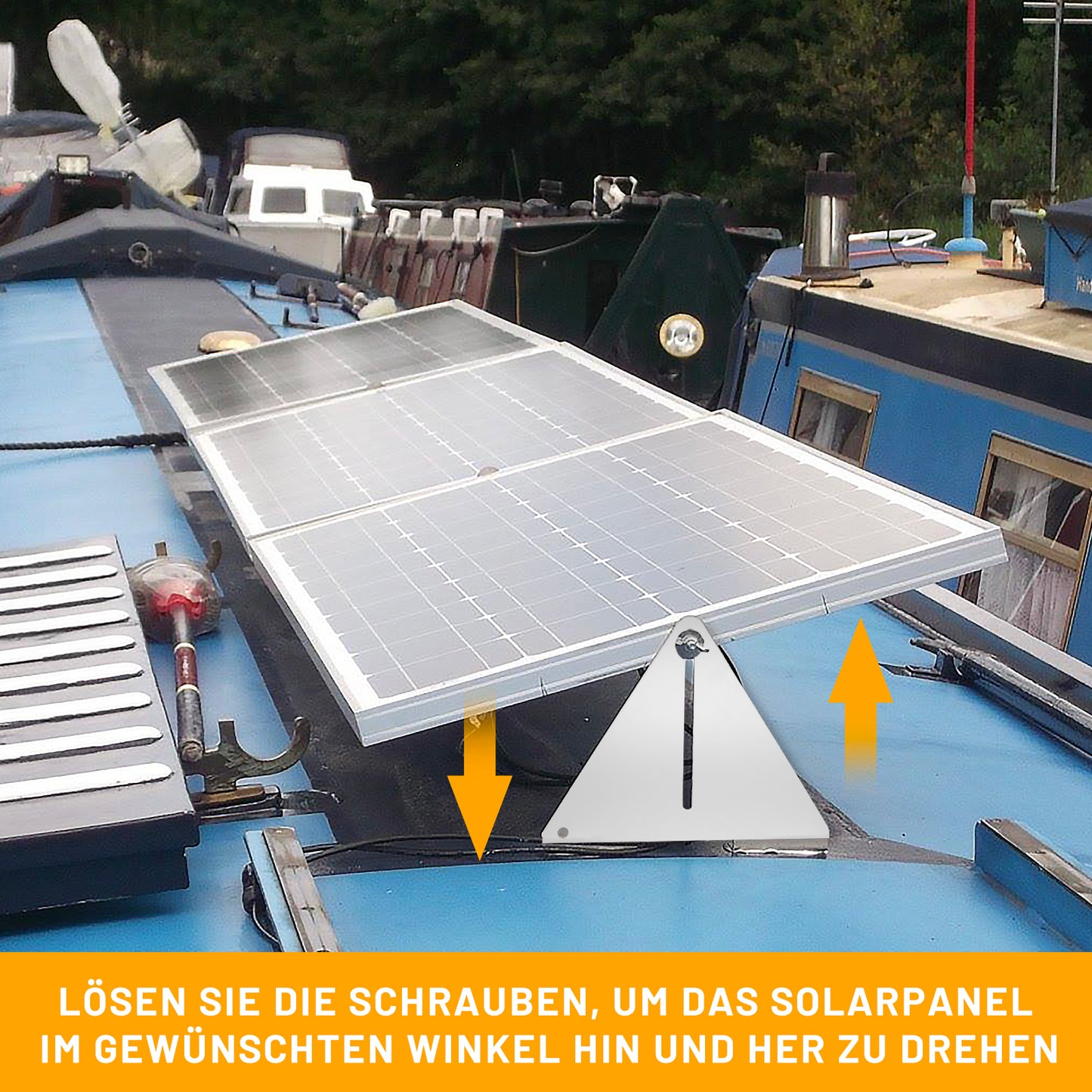 Solarpanel Kipp&Schwenkhalterungen, Befestigung Solarmodul
