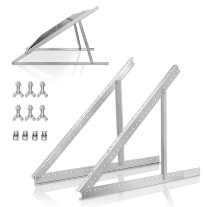 1140 mm Solarpanel Halterung mit Einstellbarem Winkel,Balkonkraftwerk für Solarpanel 100W-500W,Solarmodul Halterung für 100W-500W Solarpanel