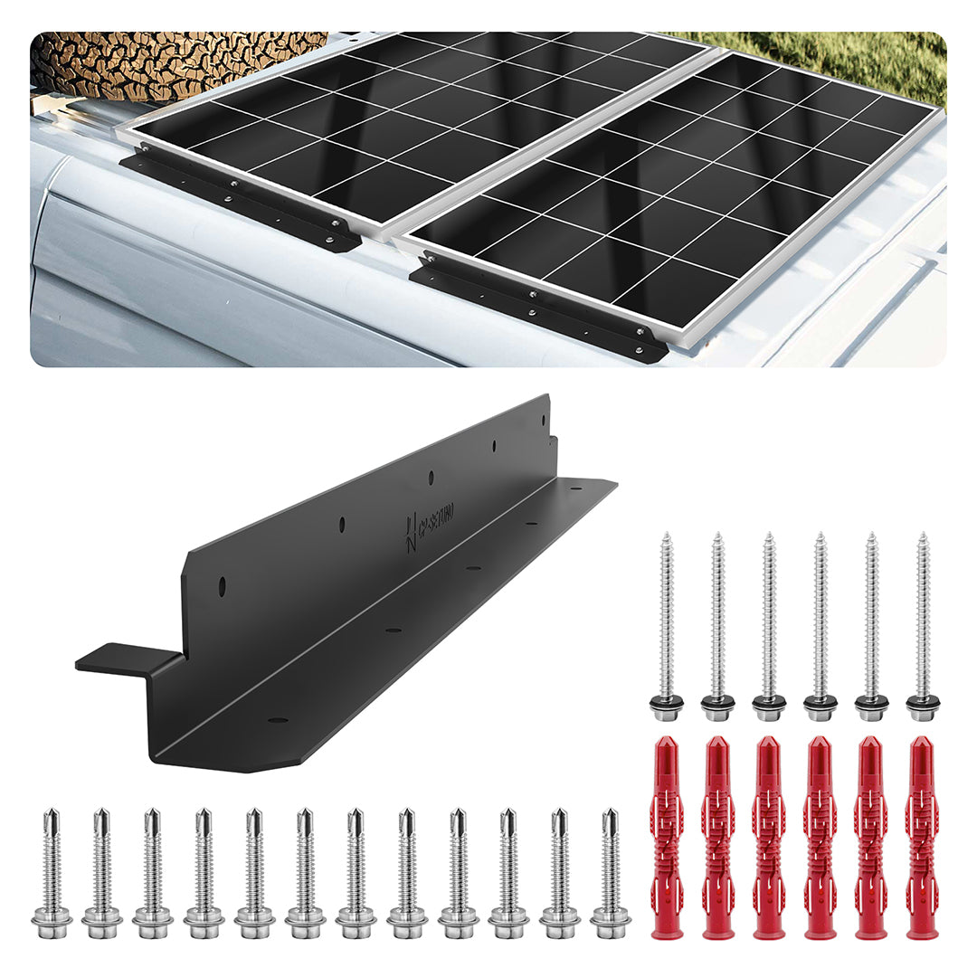 570MM Solarpanel Langwinkel Z-Halterung,Solarmodulhalterung Für Solarpanele bis zu 450 W geeignet